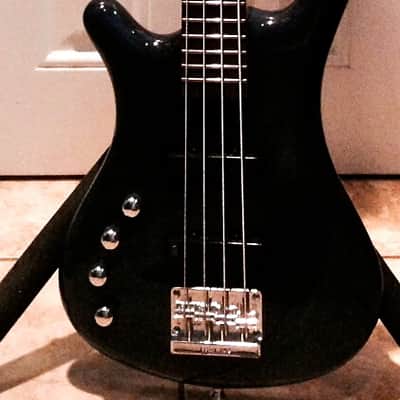 Lefty Warwick Rock Bass 4 2010 Trans Blue with Deluxe Gig Bag/Kit image 6