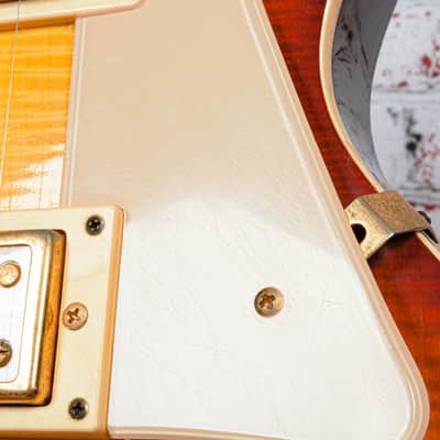 Univox - MIJ "Gimme" LP Style Electric Guitar - Sunburst - w/HSC - x7235 - VINTAGE image 11