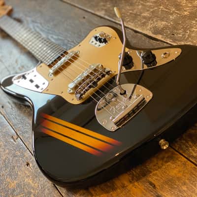 Fender Made in Japan Traditional 2025 Collection '60s Jaguar Competition Black Gold w/ Docs image 3