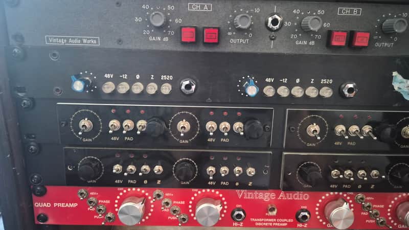 Revive Audio Custom Discrete 2-Channel API-Style Mic Preamp (312 / 2520 Clone) - Black image 1
