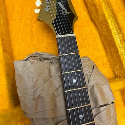 Vintage 1966 Gibson Firebird III Non-Reverse Refin Gold Music City Bridge image 3