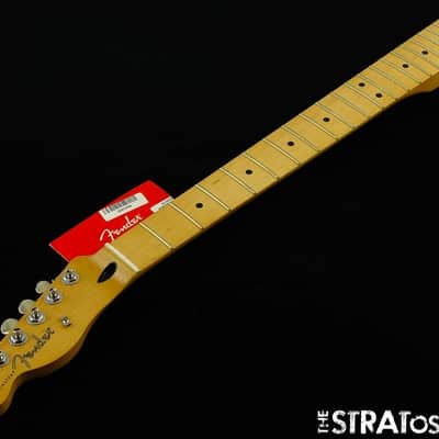 LEFTY Fender Player II Telecaster Tele NECK + TUNERS, Rolled Edges, image 2