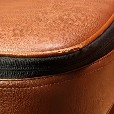 GIBSON Gig Bag Premium Soft Case Brown Vinyl Leather Fits SG Les Paul Gigbag image 7