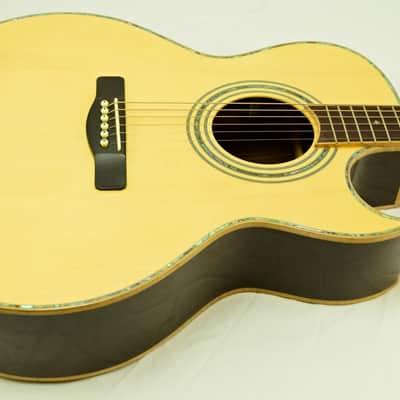 Samick ASMJR CE Acoustic/Electric Guitar All Solid Wood image 3