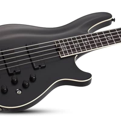 Schecter SLS Evil Twin-5 - Satin Black (1395) image 13