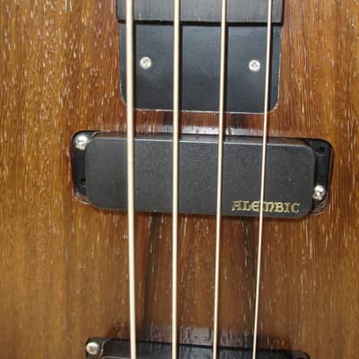 1995 Alembic Epic 4 4-String Bass Guitar, Walnut image 5