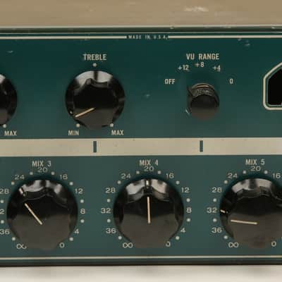 Altec 1567A Mixer Amplifier 5x1 Tube Microphone Mixer 1960s - Green image 5