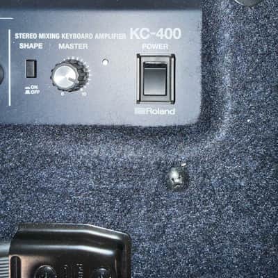 Roland KC-400 keyboard amplifier. 150 watts with 12” speaker, horn tweeter, 4-channel mixer, XLR mic 2018 - Black image 2