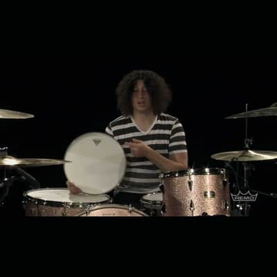 Remo Emperor White Suede Drumhead 10" image 2