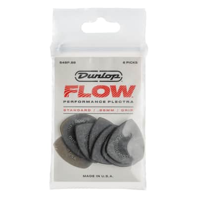 Dunlop 549 Flow Standard Grip Pick 0,88 mm - Set of Picks image 1