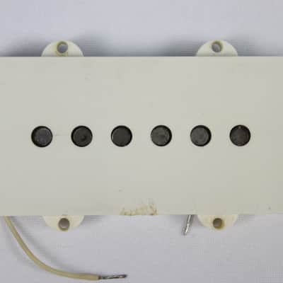 Vintage 1973 Fender Jazzmaster Gray Bottom Neck Pickup with Original White Cover image 1
