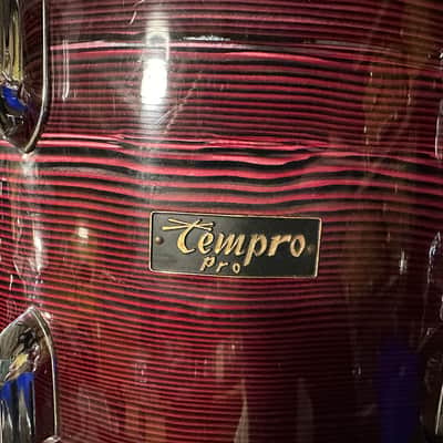 Tempro MIJ 60’s - Purple Strata 5 Pc Drum Set- Very Good Cond image 7