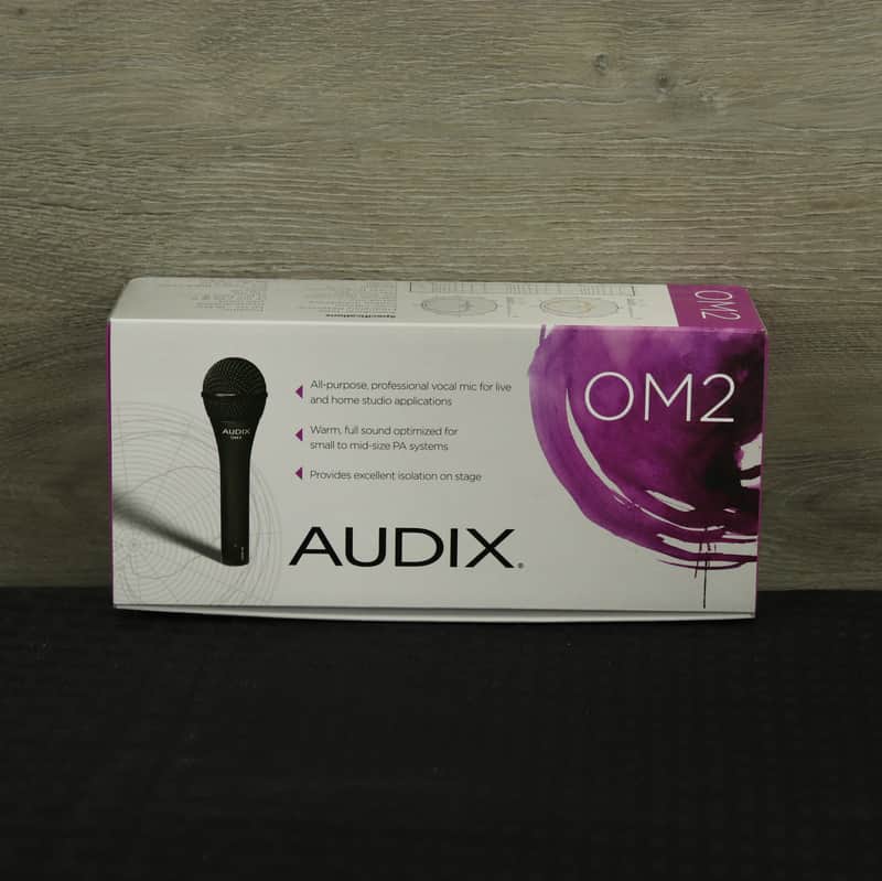 Audix OM2 Handheld Hypercardioid Dynamic Microphone Black image 1