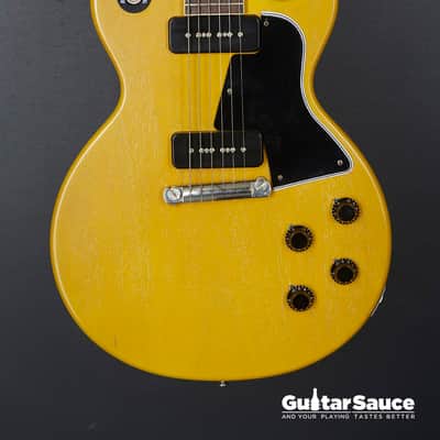 Gibson Custom Murphy Lab 1957 Les Paul Special Single Cut Reissue Ultra Light Aged Bright Tv Yellow Nickel Hardware Ex-Demo (Cod.1369NG) image 2