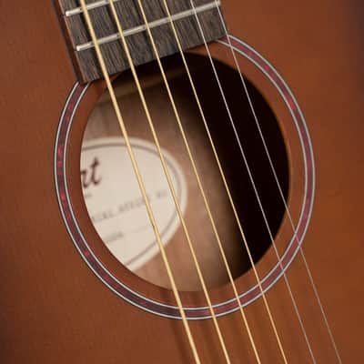 Cort Earth Series Go Hyvibe Acoustic Electric Guitar 2020's - Open Pore Brown Burst image 10