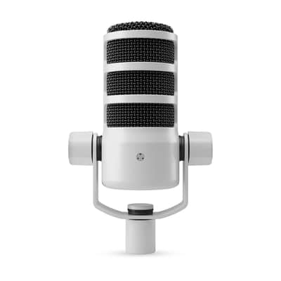 Rode PodMic Cardioid Dynamic Broadcast Microphone (White, Pair) image 6