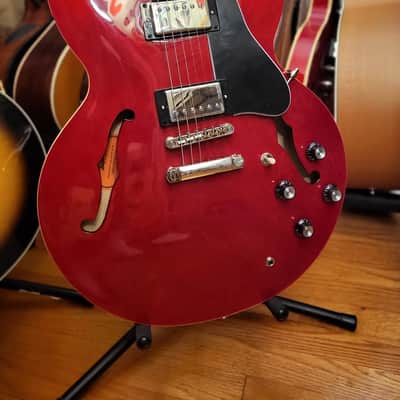 Epiphone ES-335 Semi-hollowbody Electric Guitar - Cherry image 4
