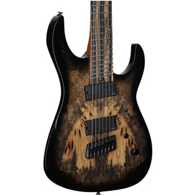 Legator Ninja N7FX Amethyst Fanned Fret Multi Scale 7 String X