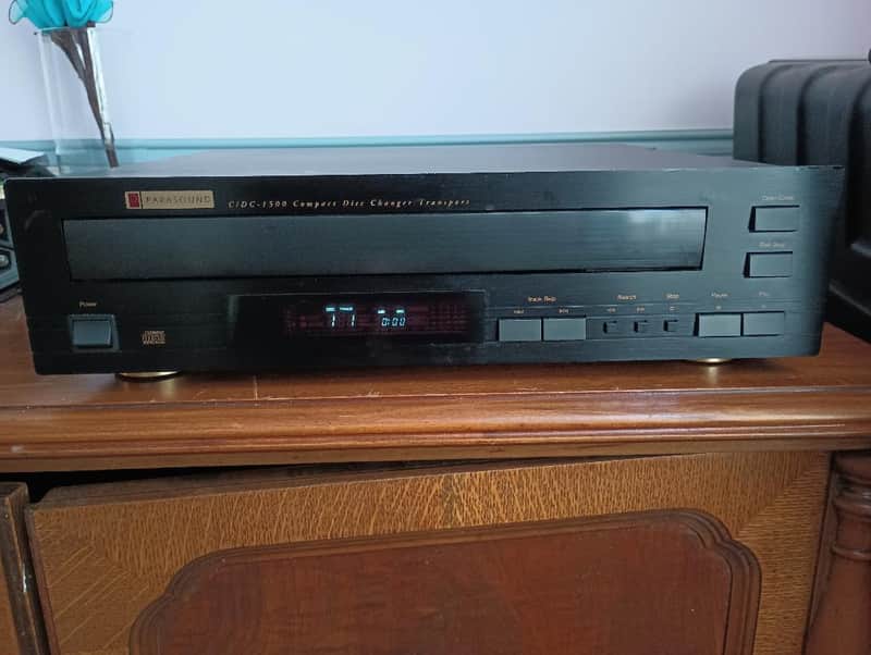 Parasound C/DC-1500 5-cd changer / transport in excellent condition, serviced - 1990's image 1