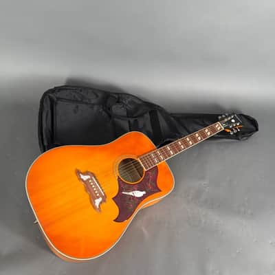 Epiphone Dove Pro Acoustikgitarre Tonabnehmer Vintage Burst - Vintage Burst image 11