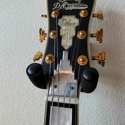 D'Angelico Deluxe SS Semi-Hollow Single Cutaway with Stop-Bar Tailpiece 2010s - Matte Midnight image 10