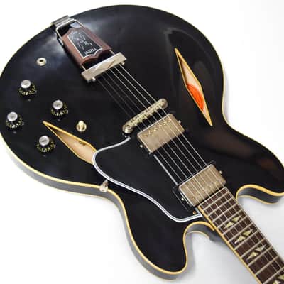 Gibson Custom 1964 Trini Lopez Standard Reissue VOS Semi-Hollow Electric Ebony image 4