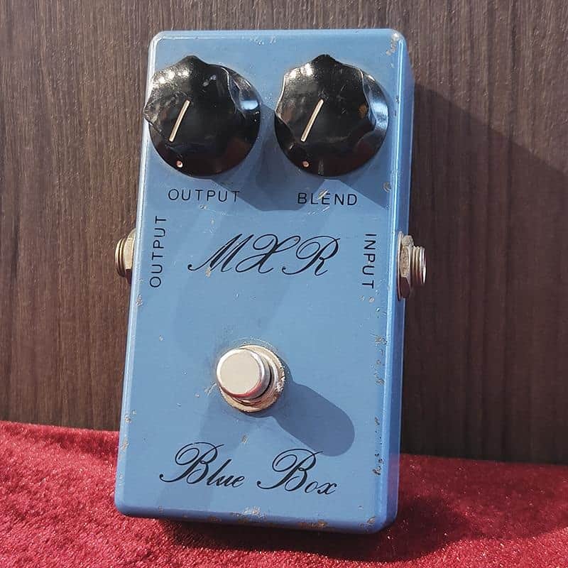 MXR VINTAGE Blue Box Script Logo '76 image 1