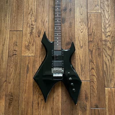 B.C. Rich Warlock Electric Guitar LA California Neck Plate Black Reverse Headstock image 2