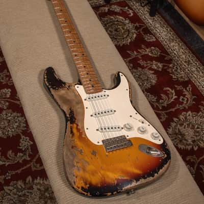 Xotic XSC-1 3 Tone Burst Electric Guitar - Super Heavy Aging - NAMM 2026 image 2