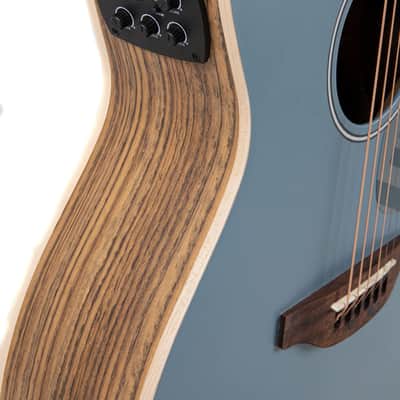 Applause Jump Series Acoustic-Electric guitar, Lagoon-Blue (AEO-69-B) image 5