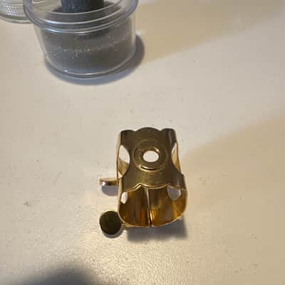 Woodstone ligature Tenor saxophone 2005 - Gold plated image 4