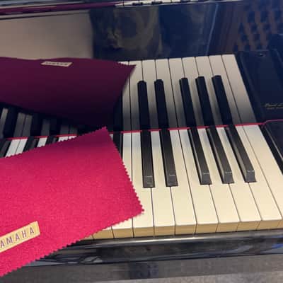 Terry Bozzio's Missing Persons 1983 Yamaha C7 Grand Piano. Polished Ebony image 10