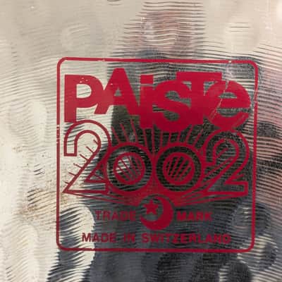 Paiste 15" 2002 Wild Hi-Hat Cymbals (Pair) 1980 - 2011 - Brilliant image 9