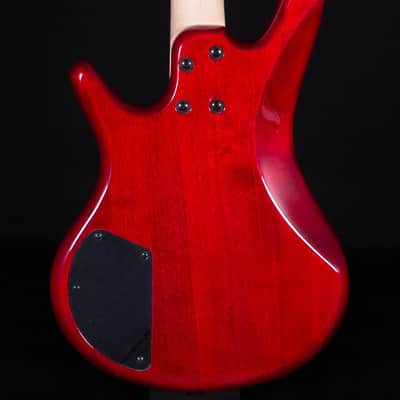 Ibanez GSRM20 Mikro 4-String Bass, Transparent Red image 3