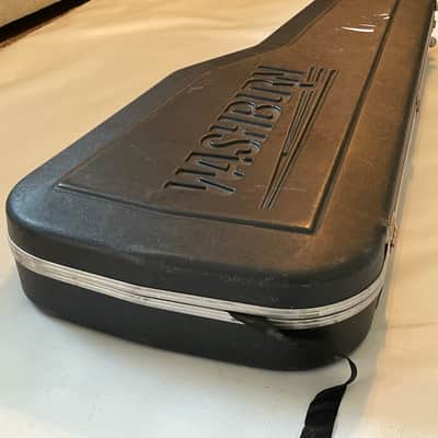 1990's Washburn Stratocaster Style Black Chainsaw Guitar Case image 4
