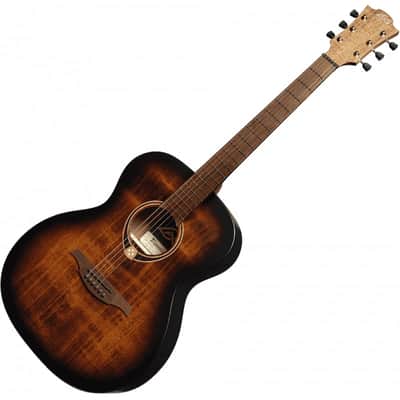 Lag T70A-B&B | Auditorium Acoustic Guitar. Black & Brown. New with Full Warranty! image 3