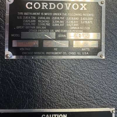 Cordovox Gig Keyboard Amplifier Vintage image 3
