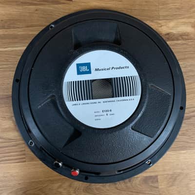 JBL E120 12" Speaker 8 ohms w/ 1x12 Cabinet - Near Mint Condition image 6