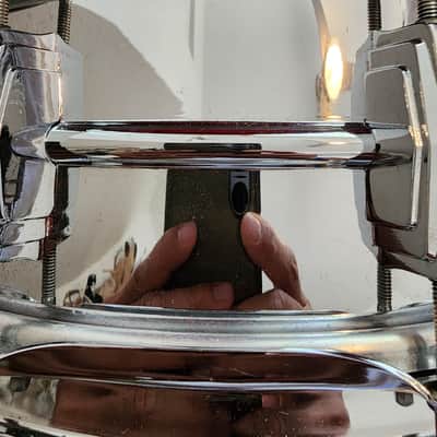 Ludwig Supraphonic 1967 Full Original Kit w/ Red Velvet Lined Hard Case, Snare Stand, Brushes & Gladstone Practice Pad - EXCELLENT CONDITION image 8
