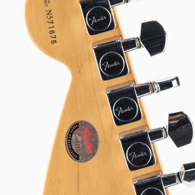 USED 1995 Fender American Standard Limited Edition Stratocaster Electric Guitar - Ocean Turquoise with Matching Headstock image 20