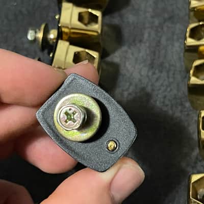 Yamaha Maple custom gold lugs lot of 16 pin down gold lugs image 10
