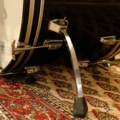 Ludwig Concert toms 22/12/13/16 70s  - Black Cortex image 2
