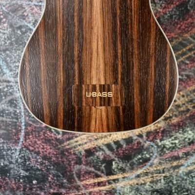 Kala Striped Ebony Fretless Acoustic-Electric U-BASS image 10