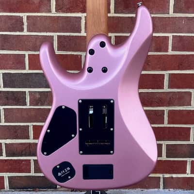 Ibanez TOD10MM Tim Henson Signature Model, Metallic Mauve, Tree of Death Inlay, Roasted Maple Neck, Fishman Fluence Pickups, Locking Tuners, Gig Bag image 6