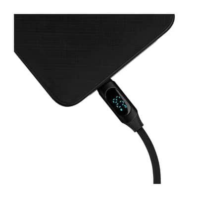 myVolts Step Up USB-A to USB-C Power Delivery Cable (Black) image 3