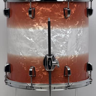 Ludwig USA 20/12/14" Neusonic Downbeat Outfit - VIDEO Fireburst Pearl w/ Maxwell Ludwig Rail image 20
