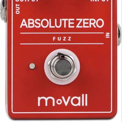 moVall MP103 Absolute Zero Fuzz Red Guitar Effects Pedal moVall MP103 2025 - RED image 1