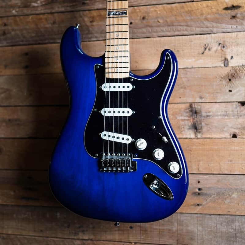 1997 Limited Edition Fender Jerry Donahue Signature 'Hellecasters' Stratocaster In Sapphire Blue image 1