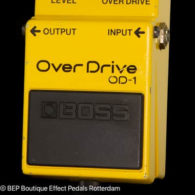 Boss OD-1 Overdrive 1986 Japan s/n 653700 with JRC4558DD op amp as used by Pete Townshend and Billy Duffy and many more .. image 5