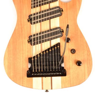 Agile 10 String Fan Fret Multi-Scale Elec Guitar Kahler Bridge Pendulum Elite 102730 EB CP Nat Mah image 2